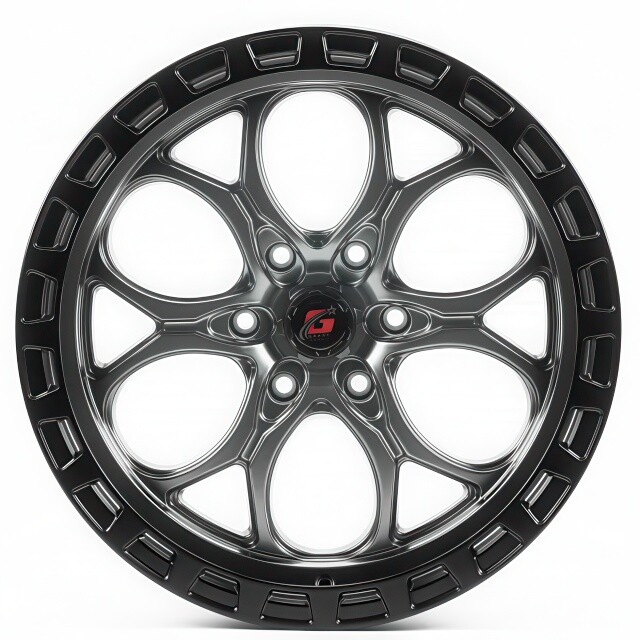 Литі диски Off Road Wheels OW03 R20 W9 PCD6x139.7 ET12 DIA106.1 (matt dark gun metal matt black)