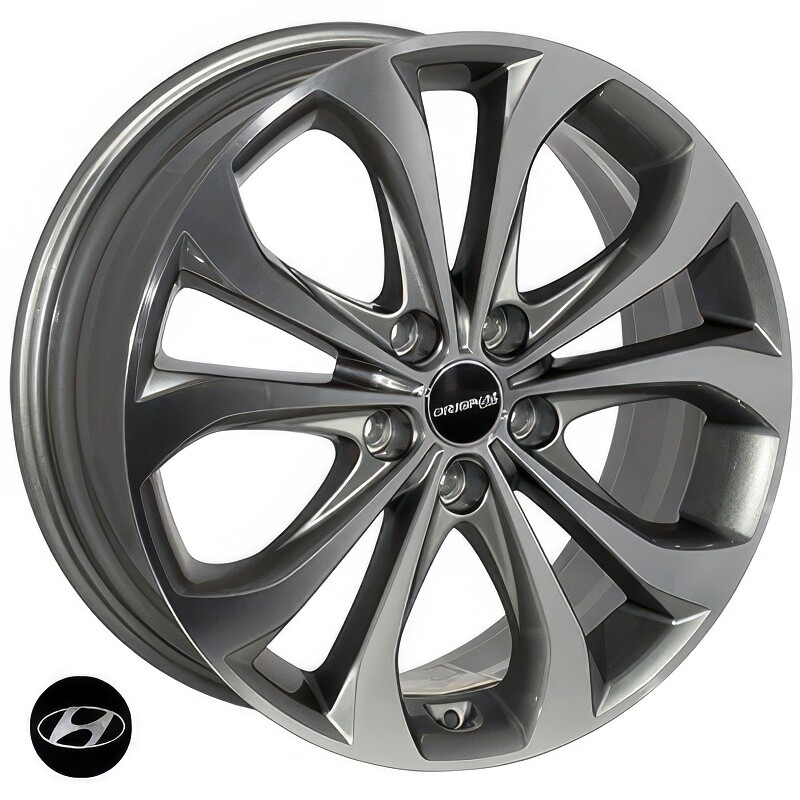 Литі диски Replica Hyundai (HP459D) R18 W7.5 PCD5x114.3 ET48 DIA67.1 (MG)-зображення-1