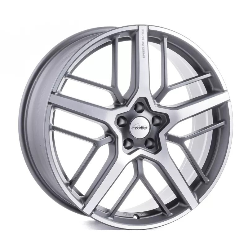 Литі диски Speedline SL8 Dominatore R21 W9.5 PCD5x112 ET37 DIA66.6 (grey polished)-зображення-1