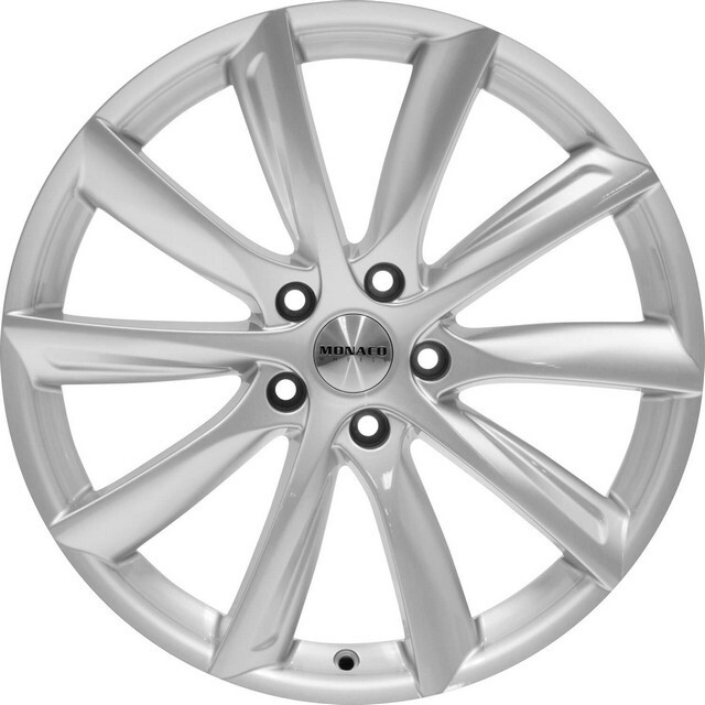 Литі диски Monaco GP6 R18 W8 PCD5x114.3 ET45 DIA67.1 (silver)