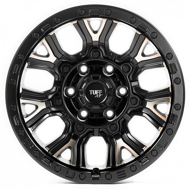Литі диски Off Road Wheels OW1744 R17 W9 PCD6x139.7 ET0 DIA110.1 (matt black milling)-зображення-1