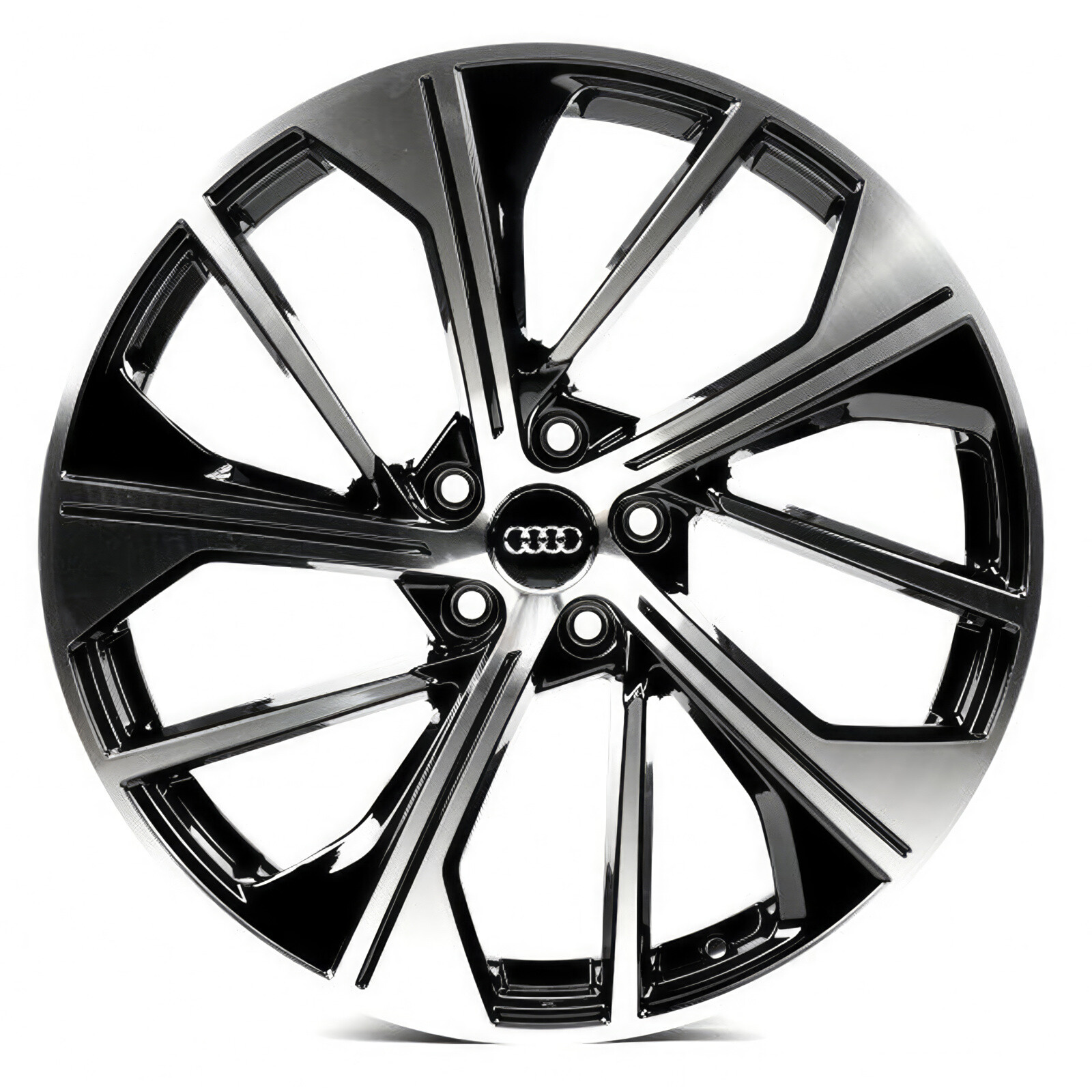 Литі диски Replica Audi (A5565) R20 W8.5 PCD5x112 ET35 DIA66.6 (gloss black machined face)