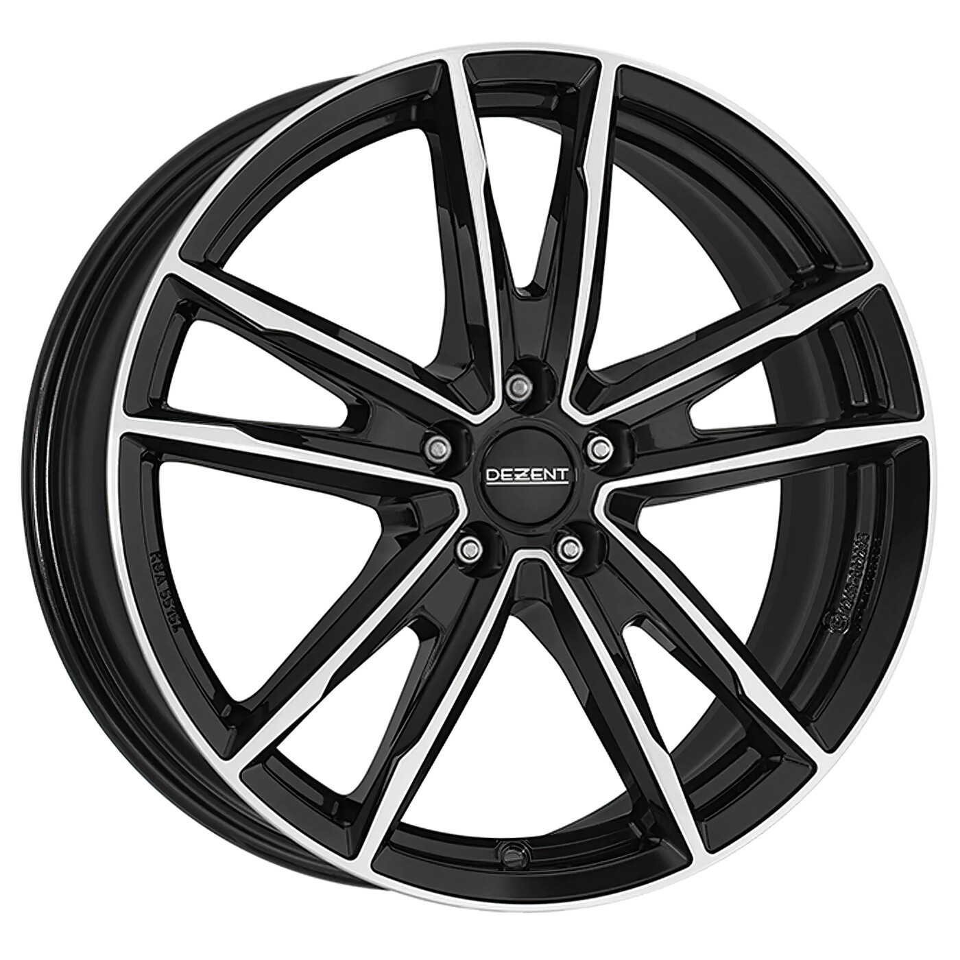Литі диски Dezent KF R18 W7.5 PCD5x108 ET50 DIA63.4 (dark)