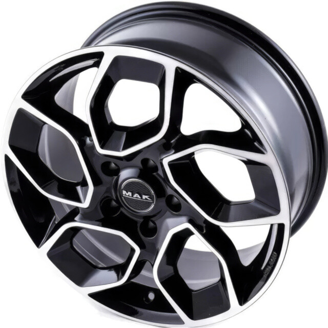 Литі диски Mak Express R16 W6.5 PCD5x120 ET50 DIA65.1 (black mirror)-зображення-2