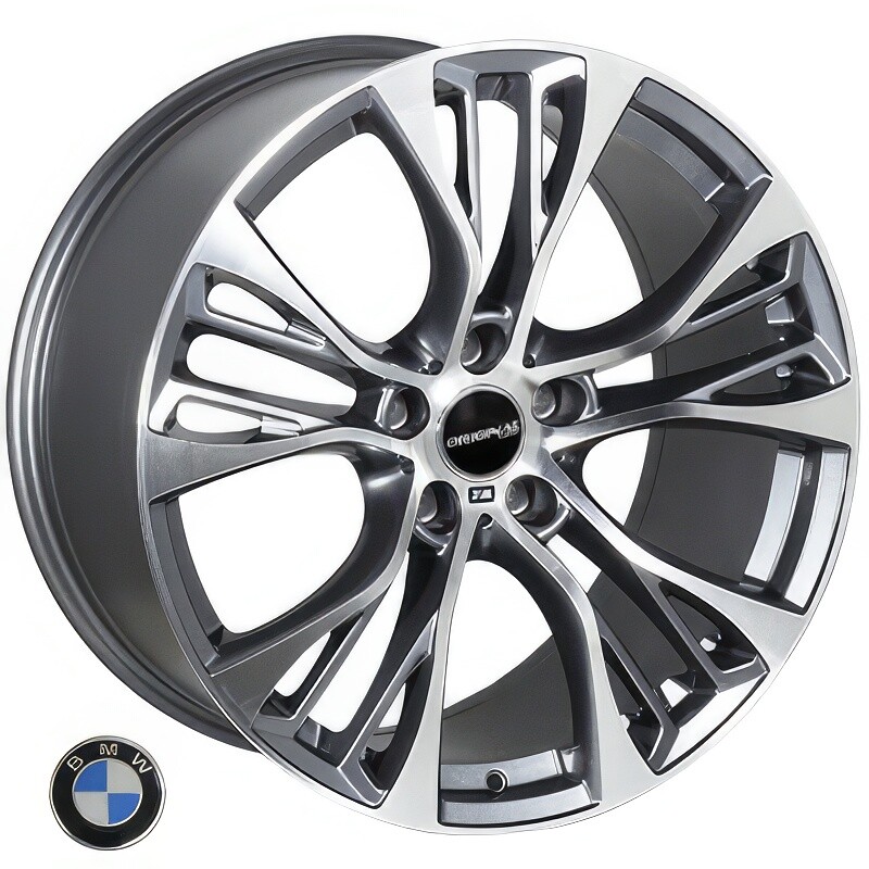 Литі диски Replica BMW (BK5734) R20 W10 PCD5x120 ET40 DIA74.1 (MG)