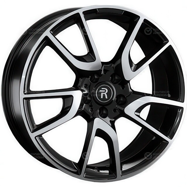 Литі диски Replica Mercedes (MR256) R18 W8 PCD5x112 ET37 DIA66.6 (black machined face)-зображення-1