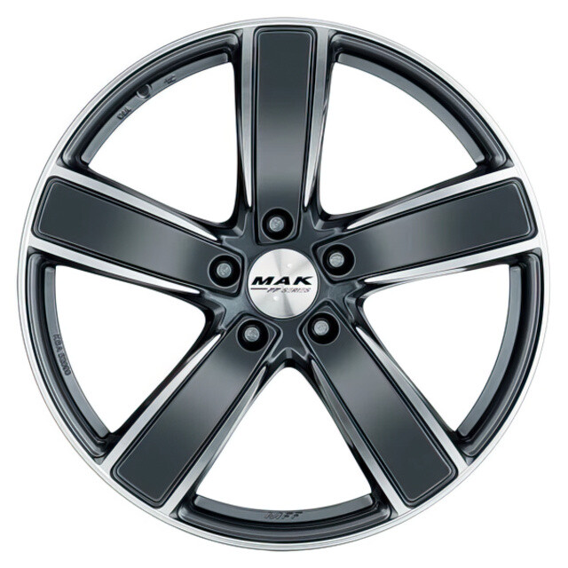 Литі диски Mak Turismo-D-FF R21 W10 PCD5x112 ET19 DIA66.6 (gun metal mirror face) Литі диски Mak Turismo-D-FF R21 W10 PCD5x112 ET19 DIA66.6 (gun metal mirror face)-зображення-2
