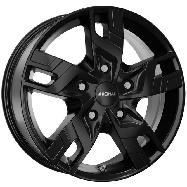 Литі диски Ronal R64 R16 W6.5 PCD5x160 ET60 DIA65.1 (black)-зображення-1