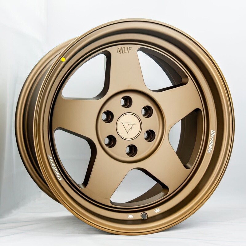 Литі диски VLF VLF-S02 R17 W8.5 PCD6x114.3 ET10 DIA78.1 (matt bronze)-зображення-1