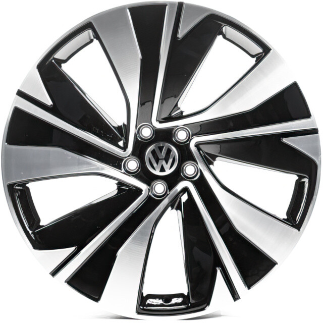 Литі диски Replica Volkswagen (VV3336) R21 W9 PCD5x112 ET34 DIA57.1 (black machined face)