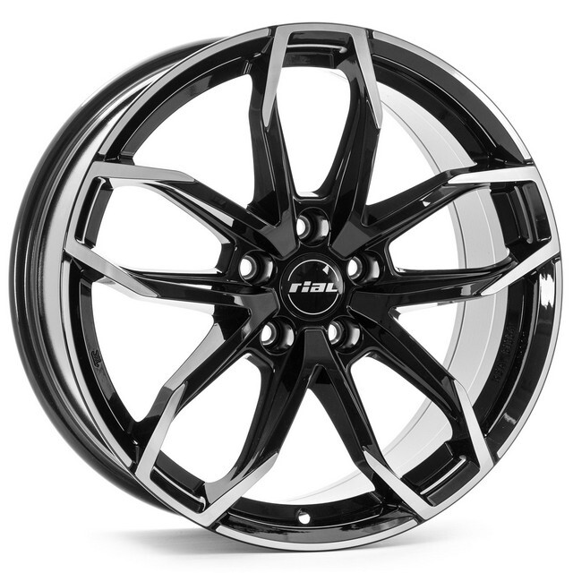 Литі диски Rial Lucca R16 W6.5 PCD4x100 ET46 DIA54.1 (black polished)-зображення-1