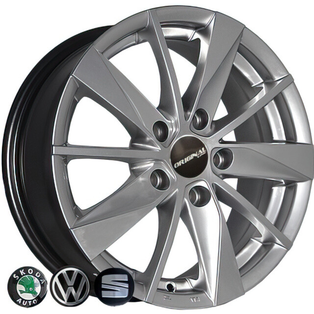 Литі диски Replica Skoda (7465) R15 W6 PCD5x112 ET40 DIA57.1 (HS)-зображення-1