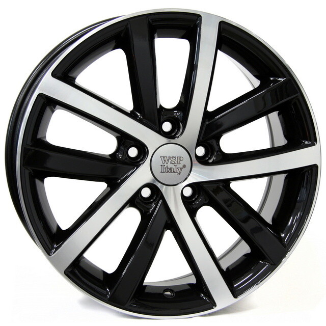 Литі диски WSP Italy Volkswagen (W460) Rheia R17 W7.5 PCD5x112 ET54 DIA57.1 (dull black polished)-зображення-1