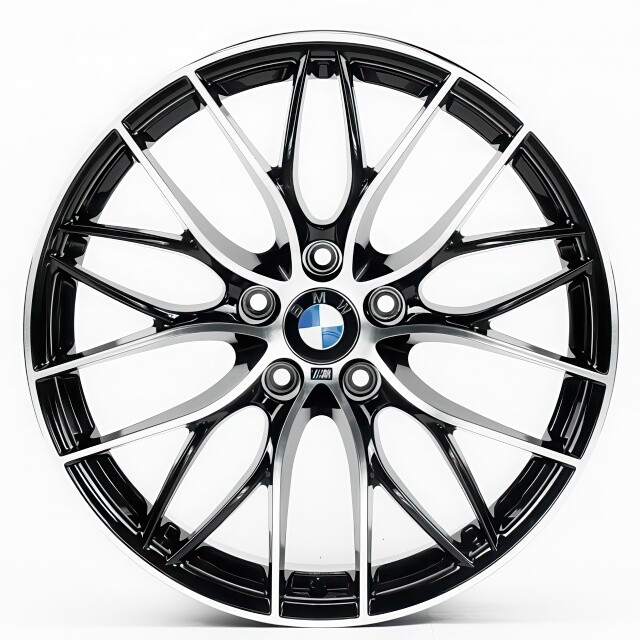 Литі диски Replica BMW (B0216) R20 W8.5 PCD5x120 ET38 DIA72.6 (gloss black machined face)