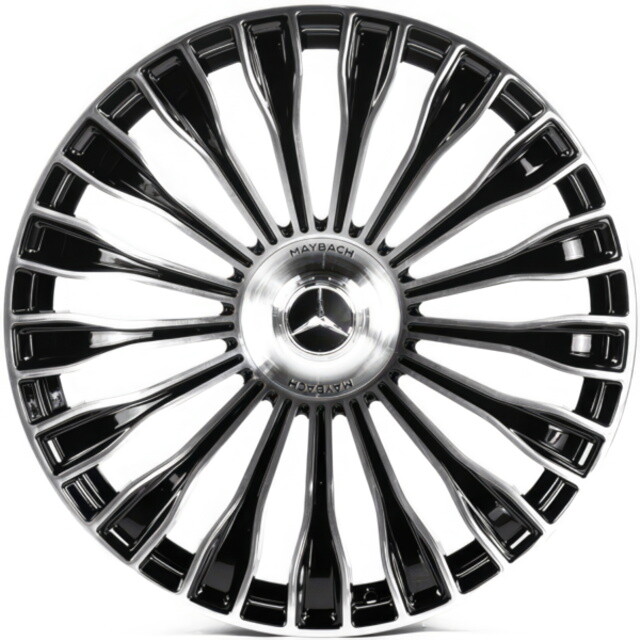 Mercedes (MR0003) gloss black machined face Ковані диски Replica Forged Mercedes (MR0003) R21 W9 PCD5x112 ET34 DIA66.45 (gloss black machined face)