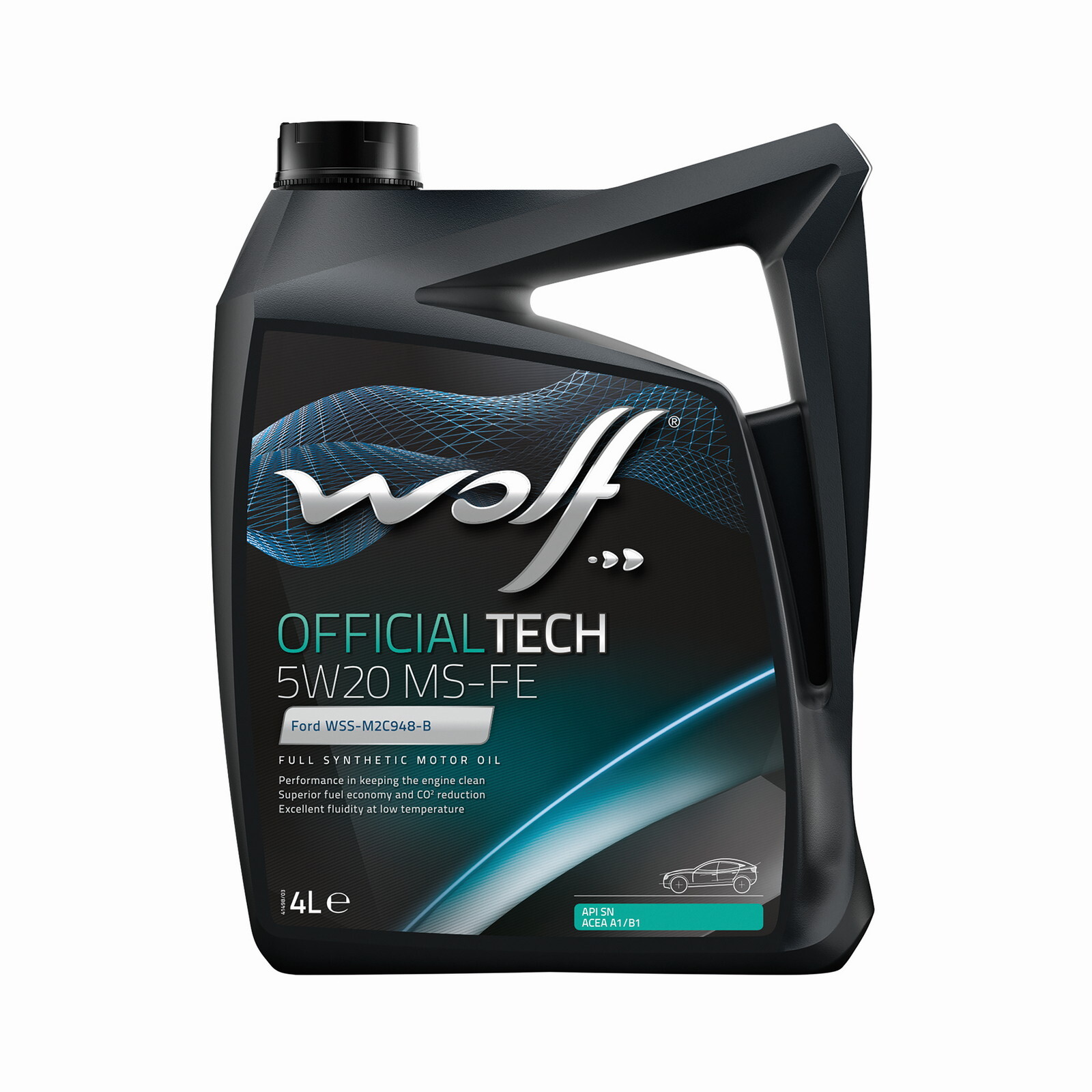 Моторна олива Wolf Officialtech MS-FE 5W-20 (4л.) Моторна олива Wolf Officialtech MS-FE 5W-20 (4л.)