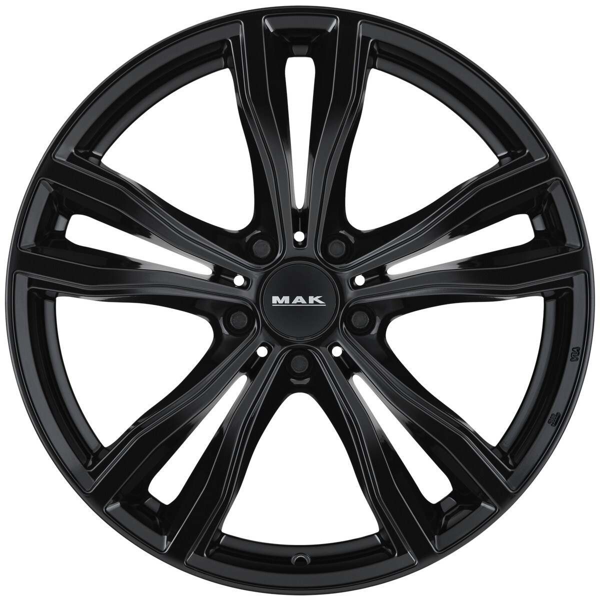 Литі диски Mak X-Mode R21 W9.5 PCD5x112 ET37 DIA66.6 (black)-зображення-2