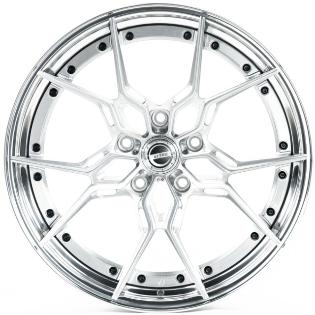 Литі диски WS Forged WS-052C R20 W10.5 PCD5x132 ET18 DIA66.6 (brushed silver lip polished)