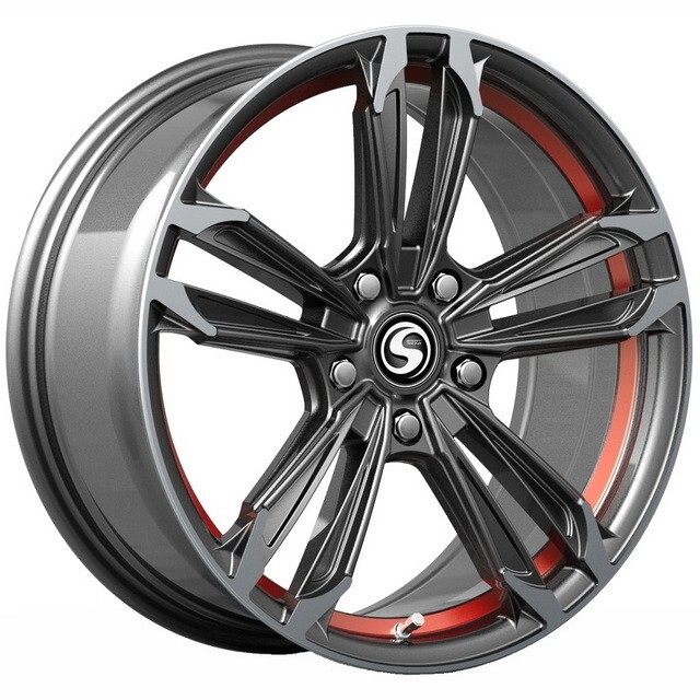 Литі диски Sportmax Racing SR3356 R16 W7 PCD5x114.3 ET42 DIA67.1 (RBFP)-зображення-1