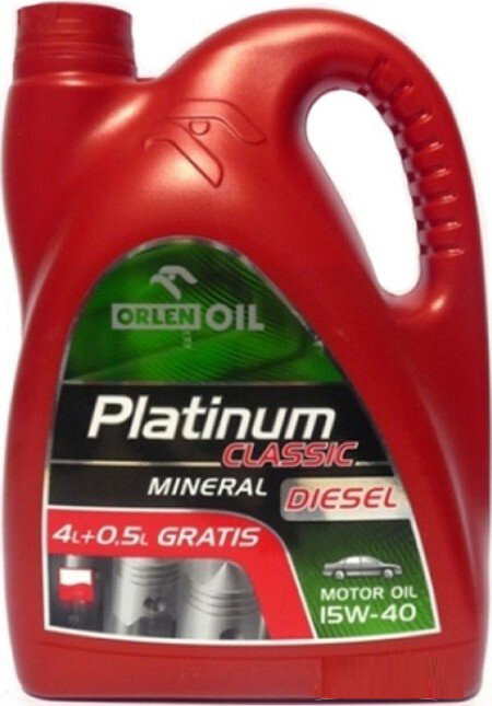 Моторне масло Orlen Platinum Classic Gas 5W-40 (4,5 л)
