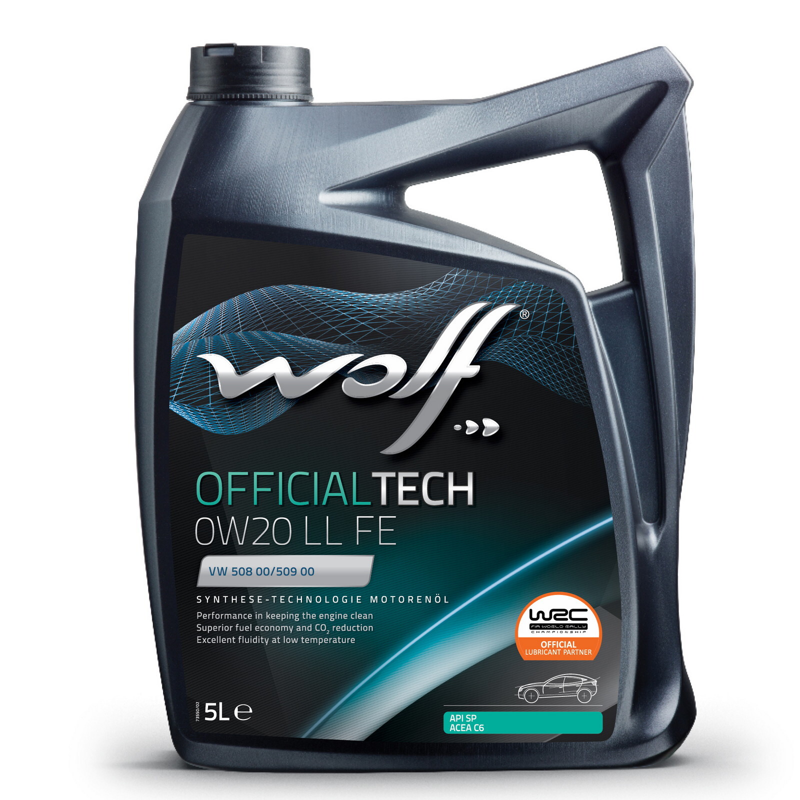 Моторна олива Wolf Officialtech 0W-20 LL/FE (5л.)