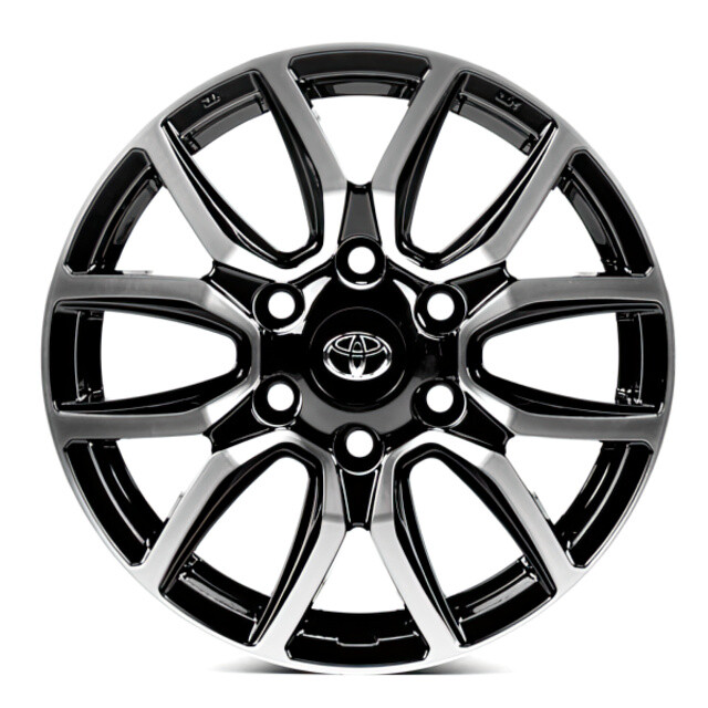 Литі диски Replica Toyota (TY3131) R18 W7.5 PCD6x139.7 ET25 DIA106.1 (black machined face)