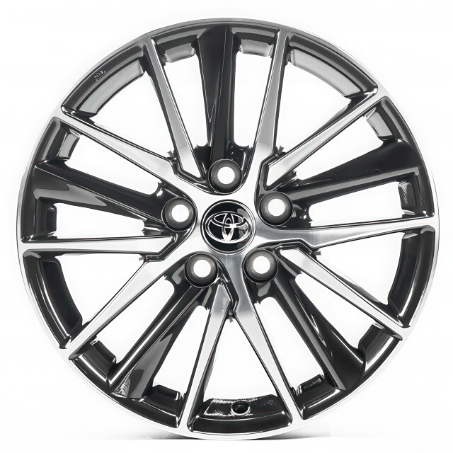 Литі диски Replica Toyota (TY893) R17 W7.5 PCD5x114.3 ET45 DIA60.1 (gun metal machined face)