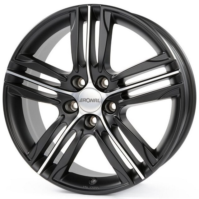 Литі диски Ronal R57 R18 W7.5 PCD5x100 ET45 DIA68.1 (MBFC)-зображення-1