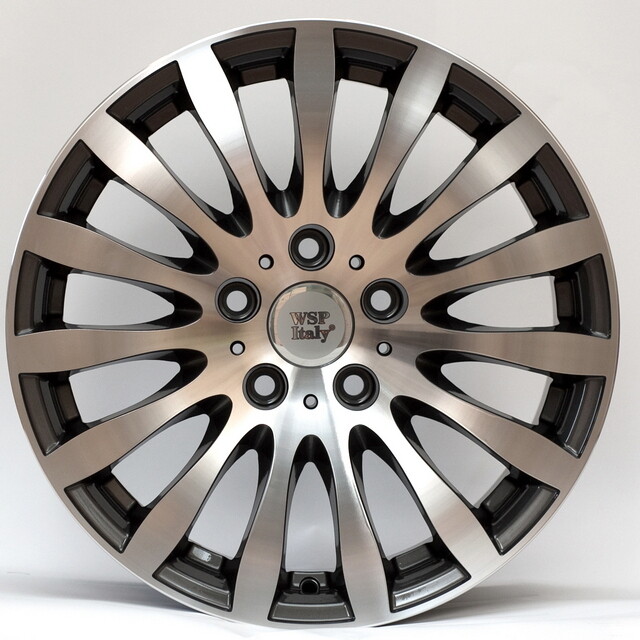 Литі диски WSP Italy BMW (W663) Glazgo R18 W8 PCD5x120 ET15 DIA74.1 (anthracite polished)