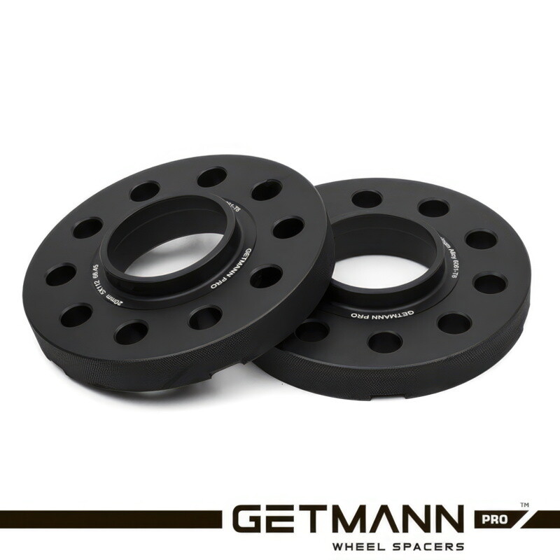 Проставка автомобільна GETMANN H = 20 мм PCD5x114.3 DIA60.1 Кована Чорна