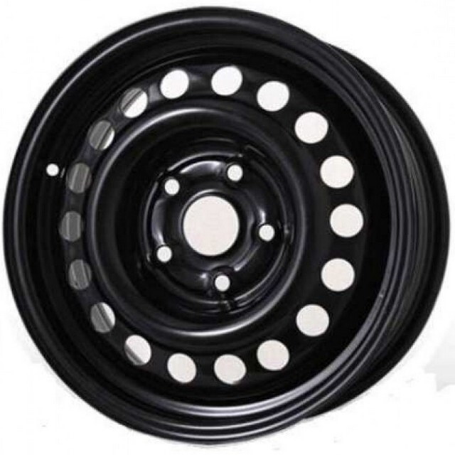 Kapitan black Сталеві диски Steel Kapitan R15 W6 PCD4x100 ET43 DIA56.6 (black)