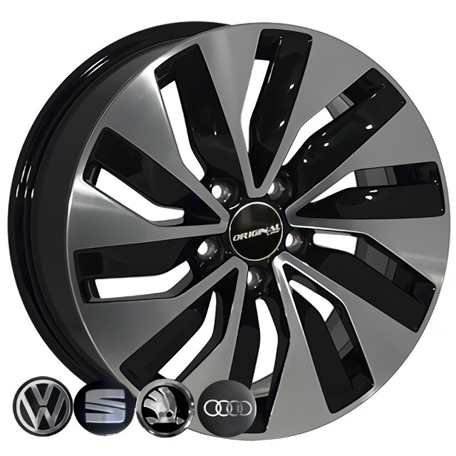 Литі диски Replica Skoda (TL0180) R17 W7 PCD5x112 ET43 DIA57.1 (BMF)