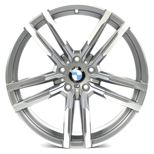Литі диски Replica BMW (B5511) R20 W11 PCD5x120 ET35 DIA74.1 (satin graphite machined face)-зображення-6