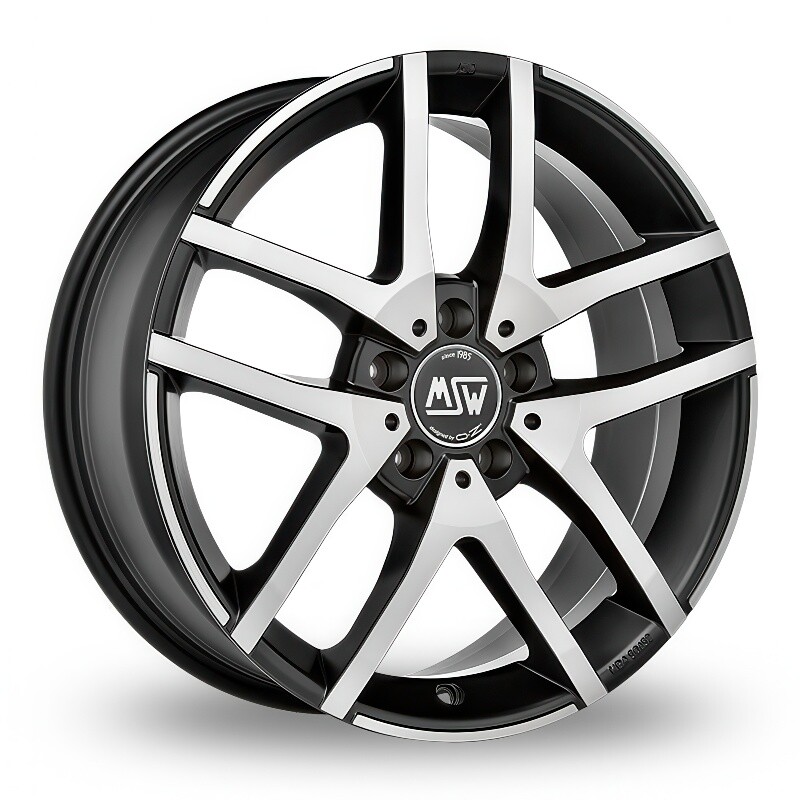Литі диски MSW 28 R16 W6.5 PCD5x114.3 ET50 DIA67.1 (black polished)