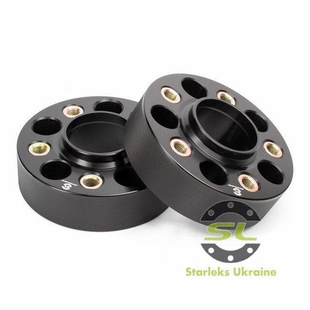 Автомобільне розширювальне кільце (Spacer) Starleks Н = 45 мм PCD5*120 DIA74.1 Футорка 14x1.5 Чорні