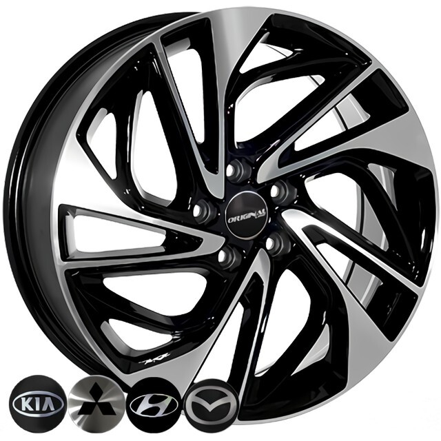 Литі диски Replica Kia (BK5518) R19 W7.5 PCD5x114.3 ET51 DIA67.1 (BP)