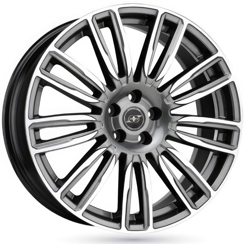 Литі диски Replica Land Rover (LR73) R21 W9.5 PCD5x120 ET45 DIA72.6 (black machined face)