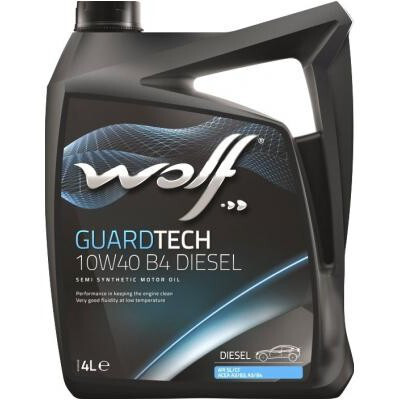 Моторне масло Wolf Guardtech Diesel B4 10W-40 (4л.)
