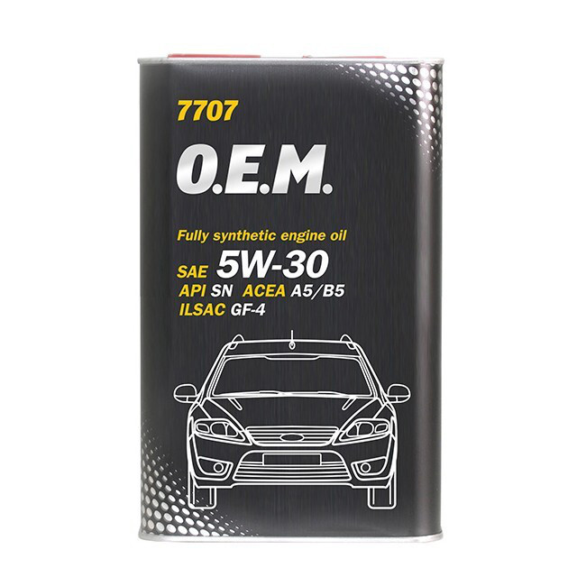 Моторна олива Mannol 7707 O.E.M. for Ford Volvo SM/CF SAE 5W-30 (ж/б 1л.)