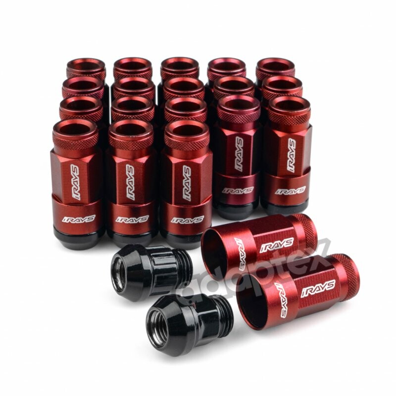 Набір Гайок RAYPOWER M12*1,5*44mm Конус Червоний Ключ 19 (16+4 секретки) + алюміній ковпак + 3 ключі Набір Гайок RAYPOWER M12*1,5*44mm Конус Червоний Ключ 19 (16+4 секретки) + алюміній ковпак + 3 ключі