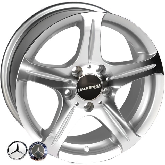 Литі диски Replica Mercedes (145) R15 W7 PCD5x112 ET35 DIA66.6 (SP)-зображення-9