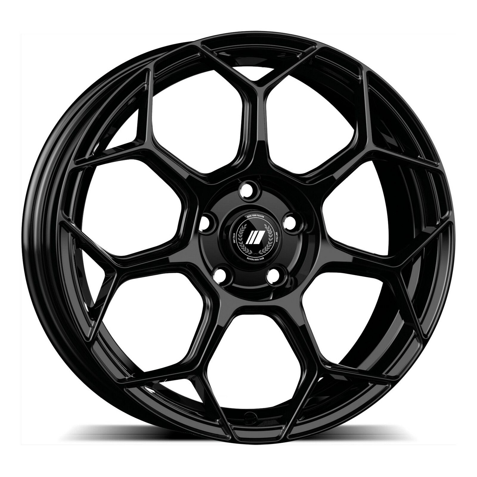 Литі диски GMP Italia Raceway R17 W7 PCD4x108 ET30 DIA65.1 (black)-зображення-1