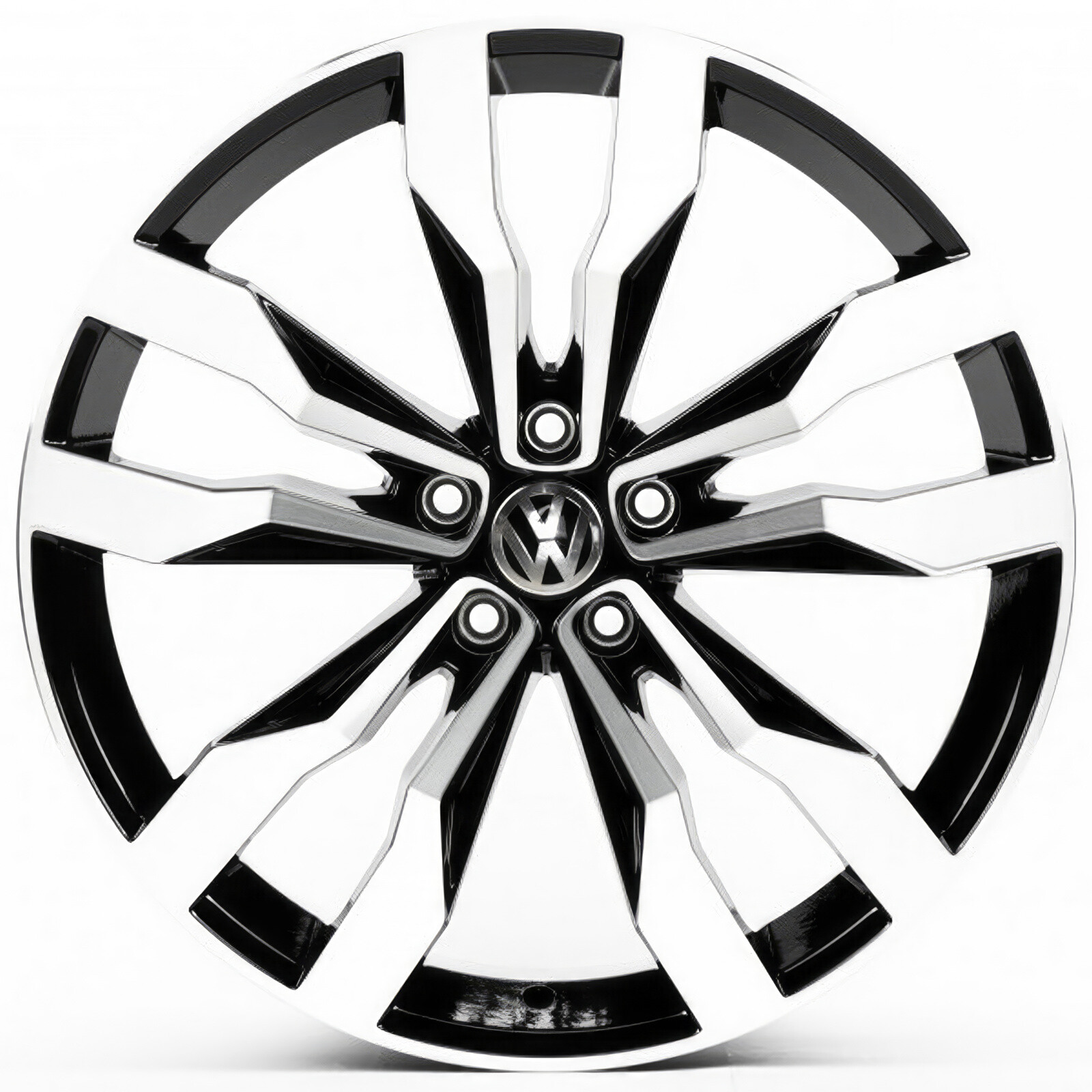 Volkswagen (VV860) black machined face Литі диски Replica Volkswagen (VV860) R20 W8.5 PCD5x112 ET41 DIA57.1 (black machined face)