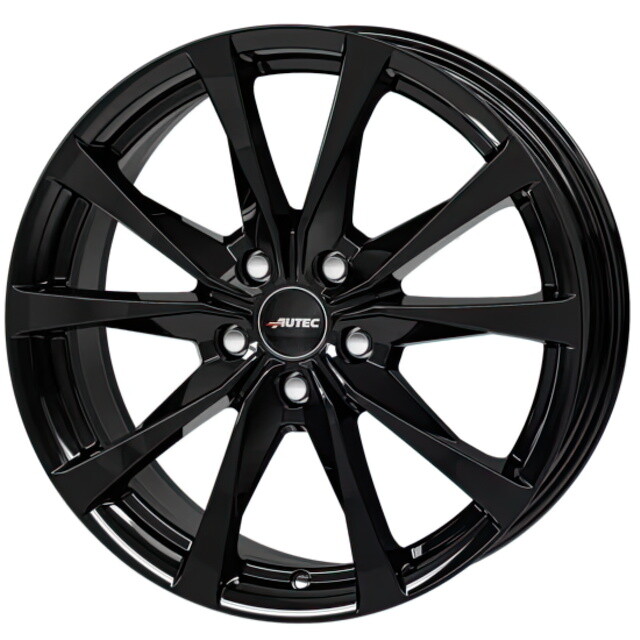 Литі диски Autec Brixen R17 W7 PCD5x114.3 ET35 DIA66.1 (gloss black)-зображення-1
