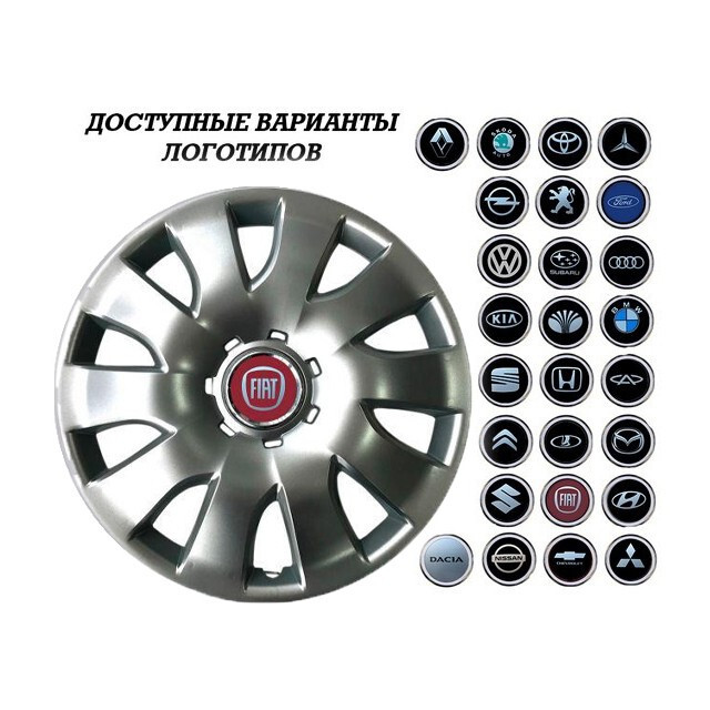 Ковпак колісний SJS 425 R16 (Nissan NV300.Opel Astra J. Renault Trafic)-зображення-1