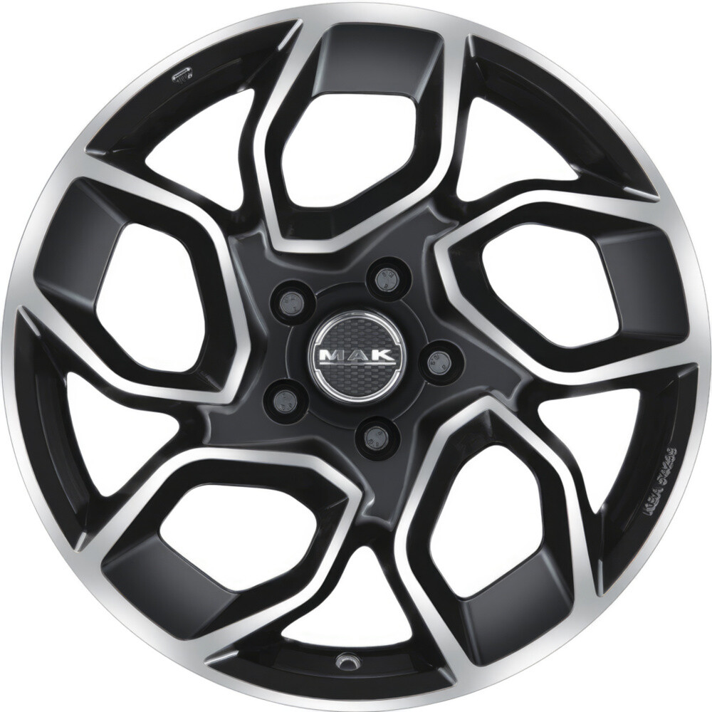 Литі диски Mak Express R18 W7.5 PCD5x120 ET50 DIA65.1 (black mirror)-зображення-5
