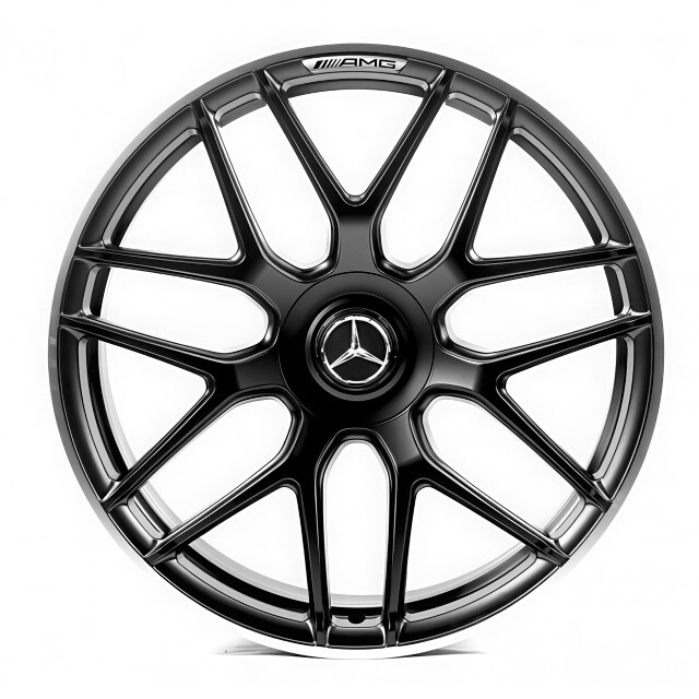 Литі диски Replica Mercedes (MR921) R19 W8.5 PCD5x112 ET46 DIA66.6 (matt black lip polished)