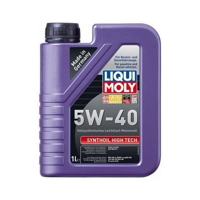 Олива моторна Liqui Moly Synthoil High Tech 5W-40 (Каністра 1л.)-зображення-1