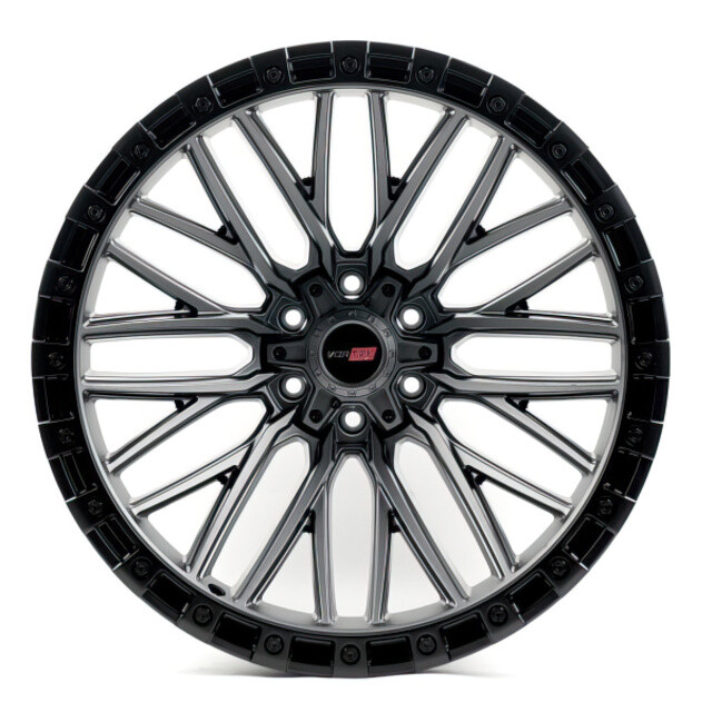 Литі диски Off Road Wheels OW1895 R22 W12 PCD6x135 ET-44 DIA110.1 (matt grey lip matt black)-зображення-1