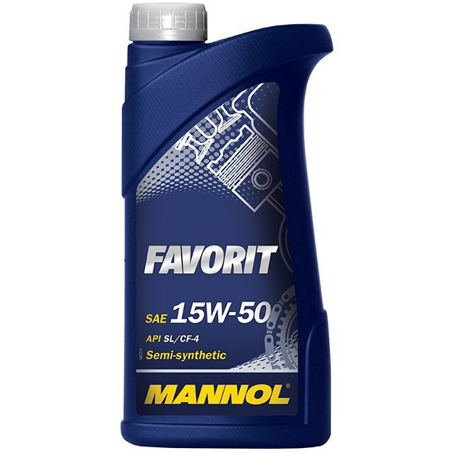 Моторне масло Mannol Favorit SG/CD SAE 15W-50 (1л.)-зображення-1